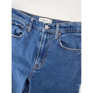 Abercrombie & Fitch The Slim Straight Ultra High Rise Jeans Blue 25/0S